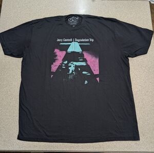 Jerry Cantrell Degradation Trip Album Modern Black T-shirt 3XL